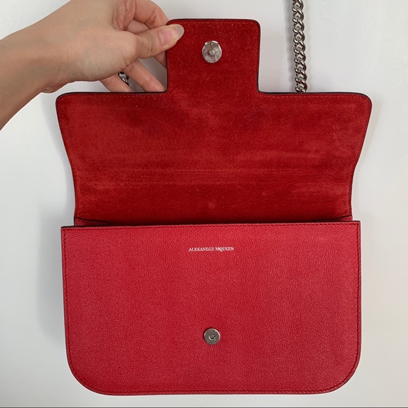 Authentic Alexander McQueen Leather Chain AMQ Bag - Picture 11 of 16